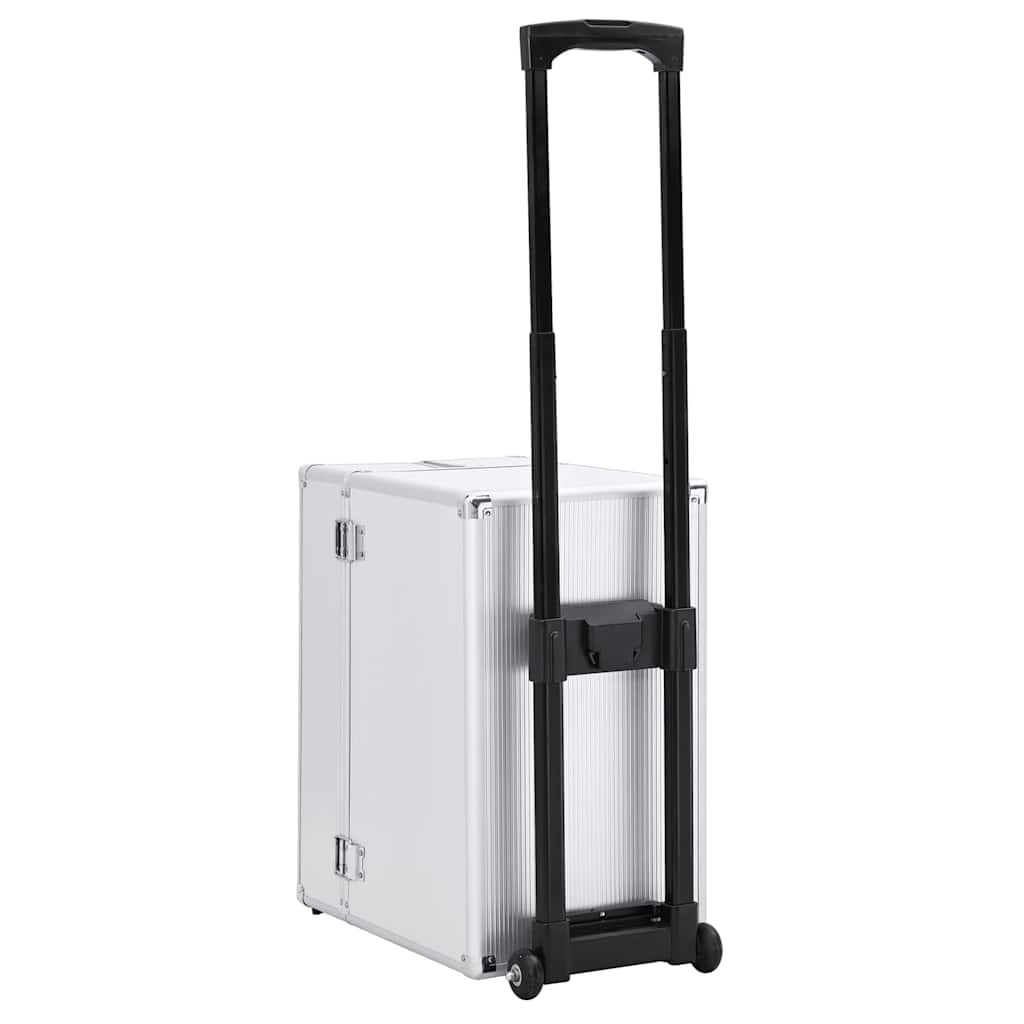 Valise De Pilote Argenté Aluminium