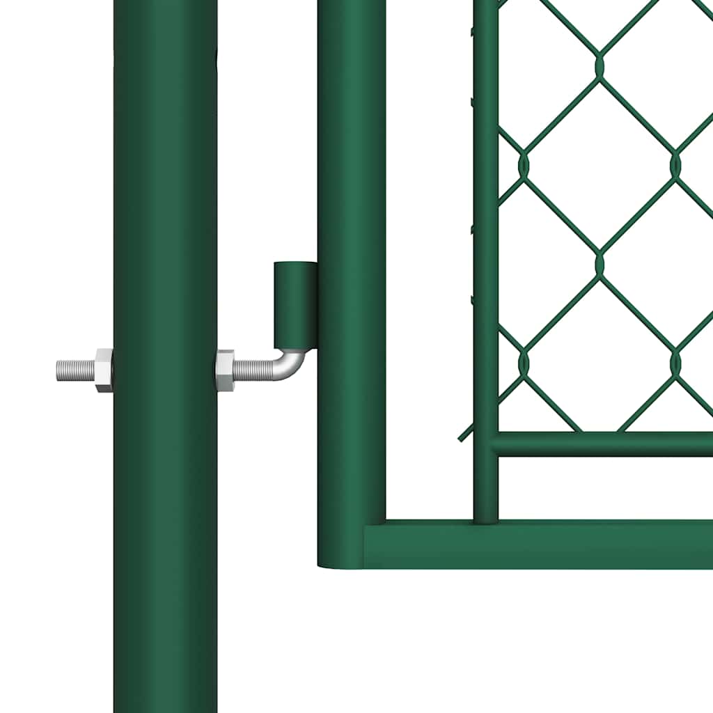 Portail De Jardin En Acier Vert