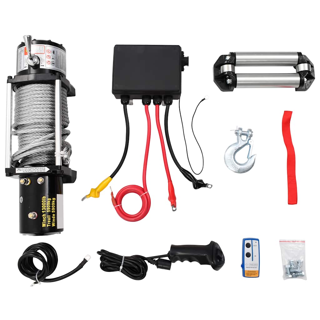 Treuil Électrique 12 V 5909 Kg