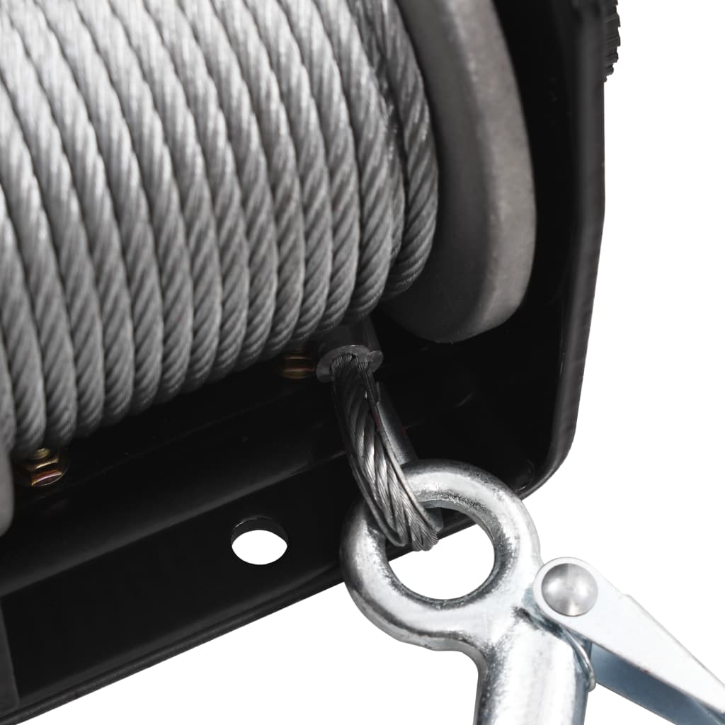 Treuil Électrique 12 V 907 Kg Télécommande Filaire