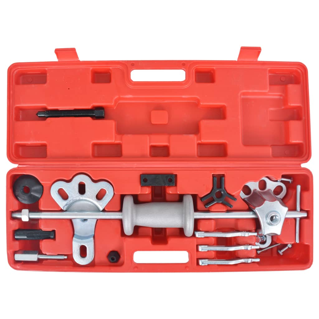Outils De Voiture Coulissants À 9 Voies 17 Pcs