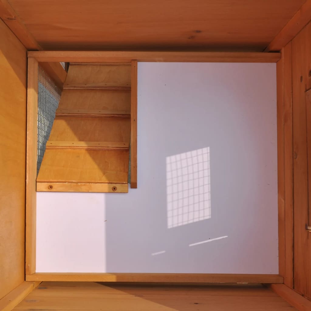 Clapier Large D'extérieur Avec 1 Seule Maison