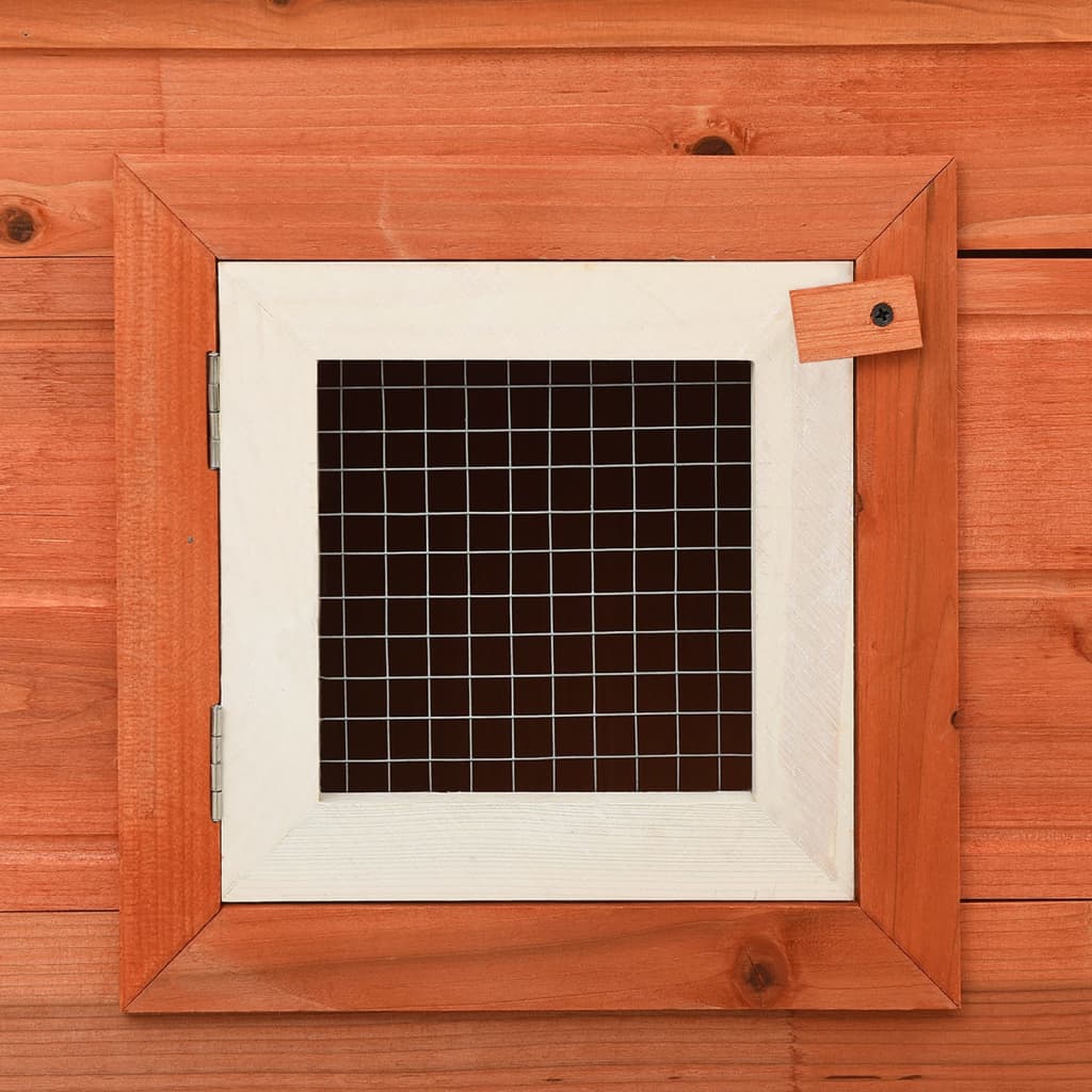 Clapier Large D'extérieur Avec Maison Double