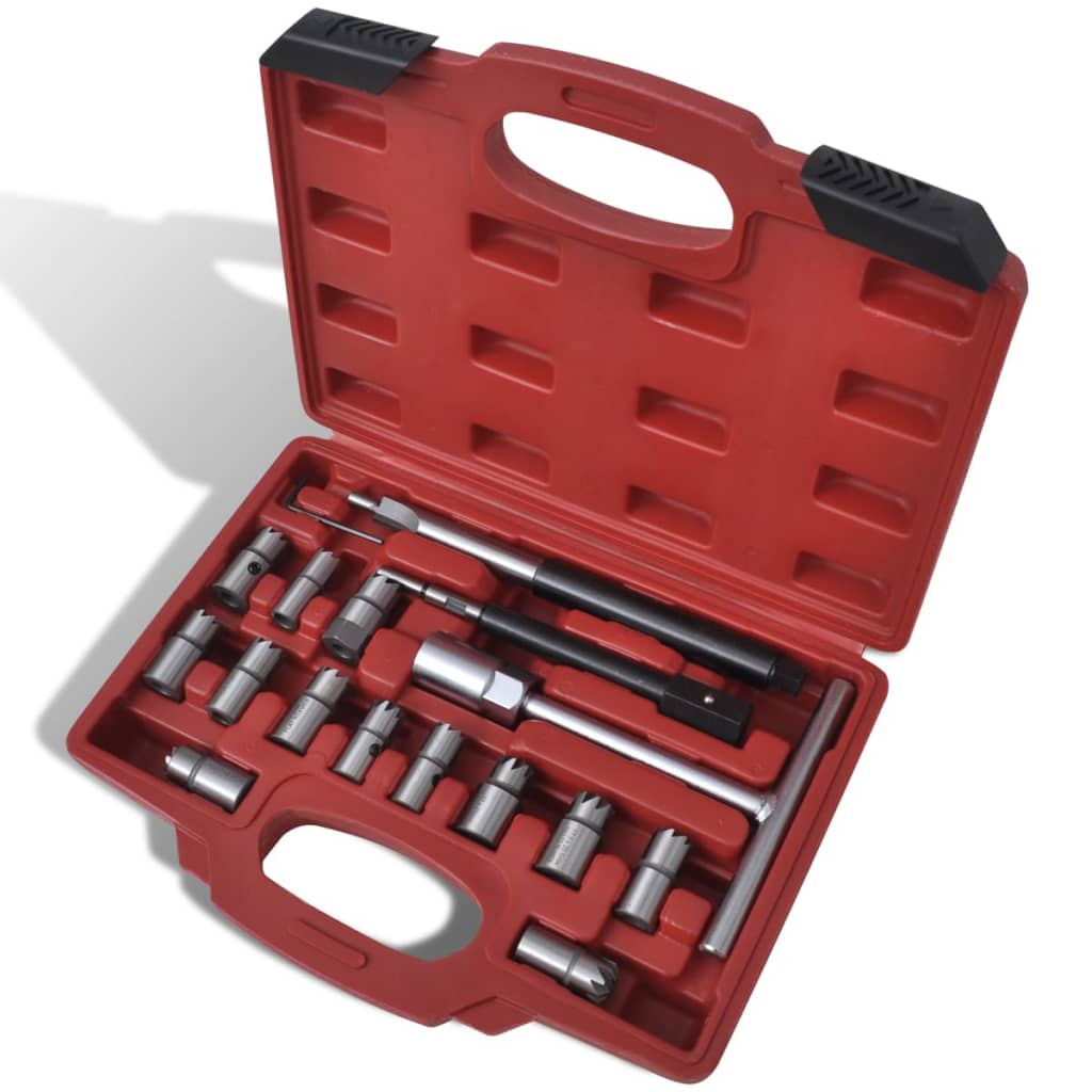 Ensemble De Couteau De Siège D'injecteur Diesel 17 Pcs
