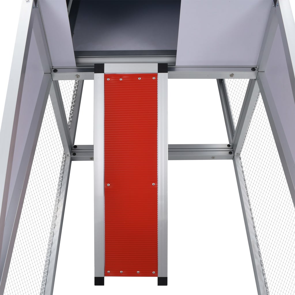 Poulailler Avec Rampes Et Nichoir Aluminium