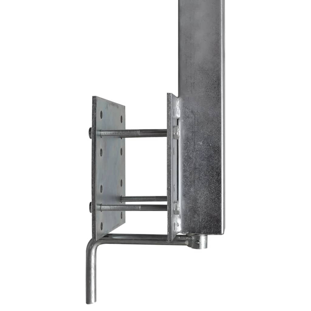 Set De 2 Supports À Barre Inclinable 63 - 88 Cm Pour Remorque À Bateau
