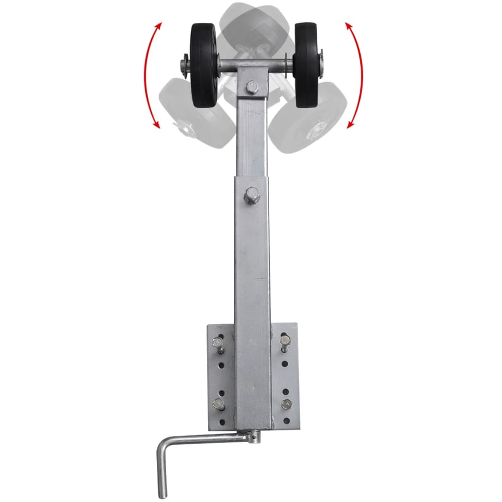 Support À Double Rouleau Pour Remorque De Bateau 2 Pcs 59-84 Cm