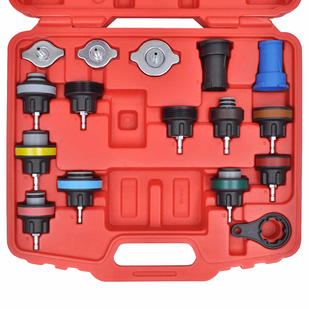 Kit De Testeur De Pression Du Radiateur 18 Pcs