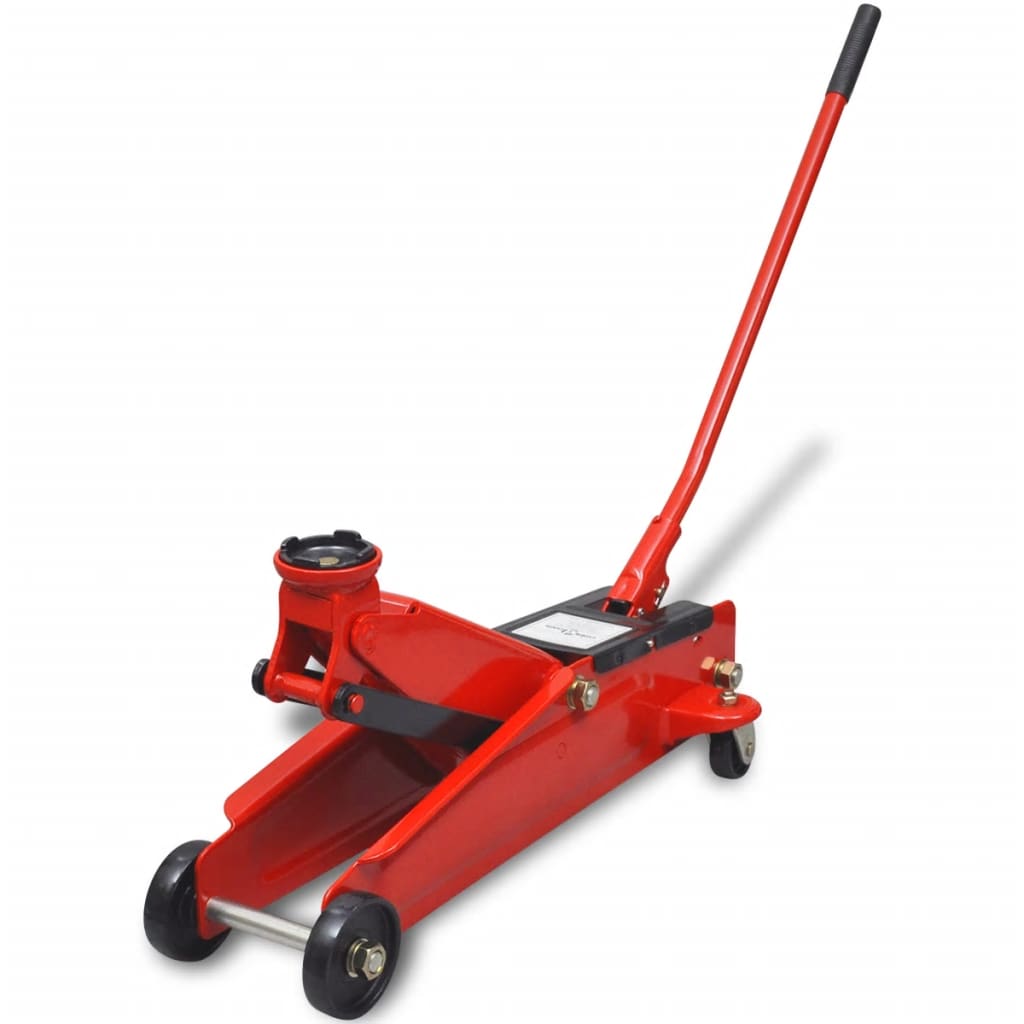 Cric De Plancher Hydraulique À Profile Bas 3 Tonnes Rouge