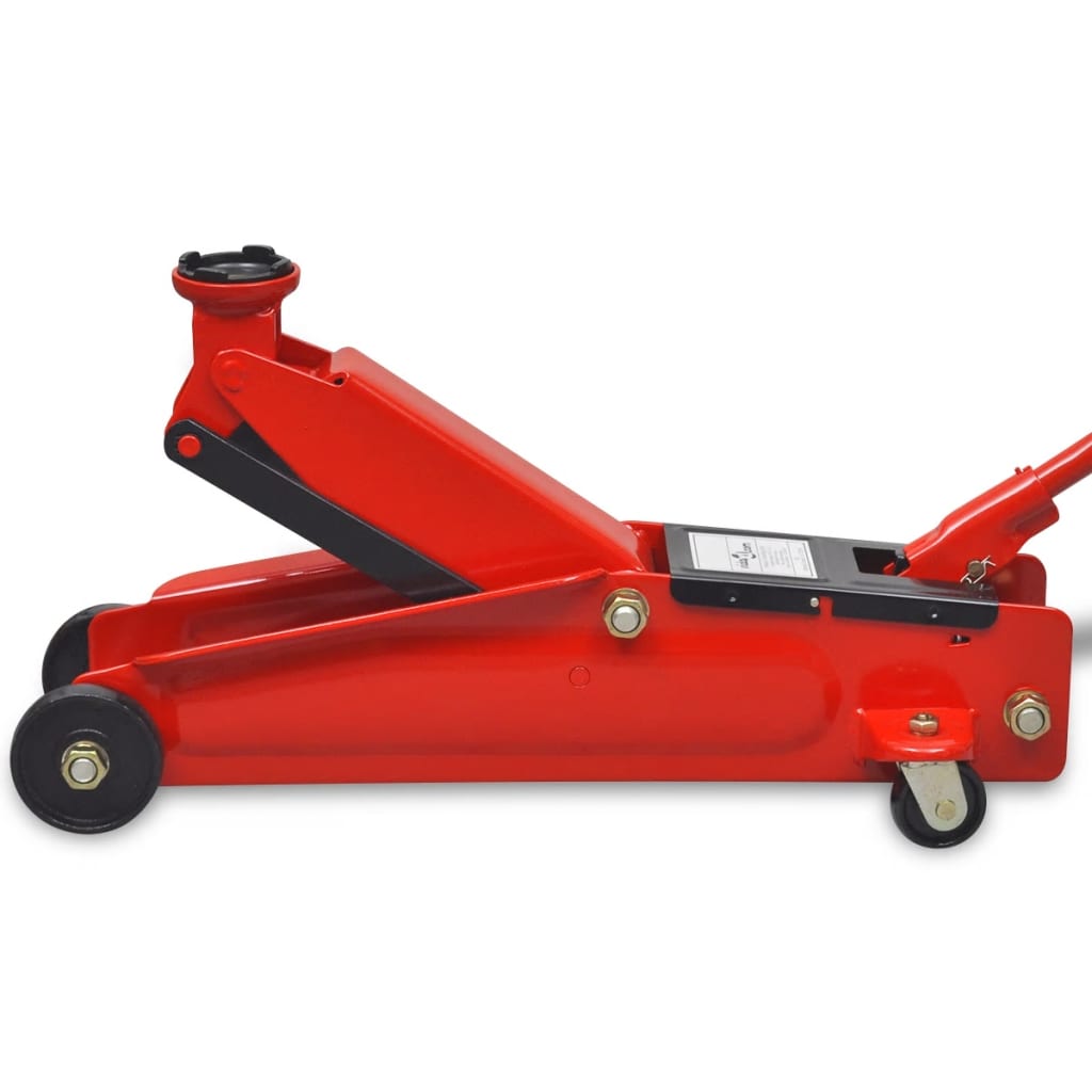 Cric De Plancher Hydraulique À Profile Bas 3 Tonnes Rouge