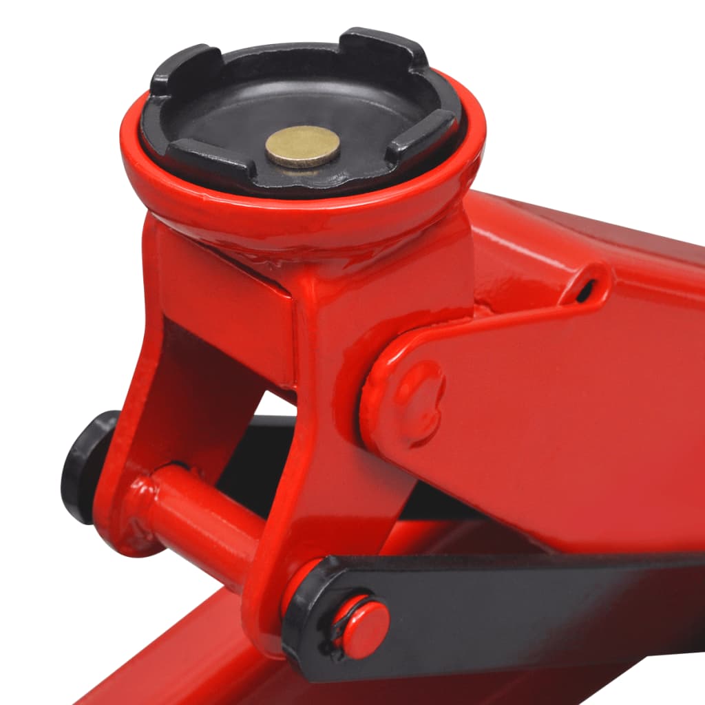 Cric De Plancher Hydraulique À Profile Bas 3 Tonnes Rouge