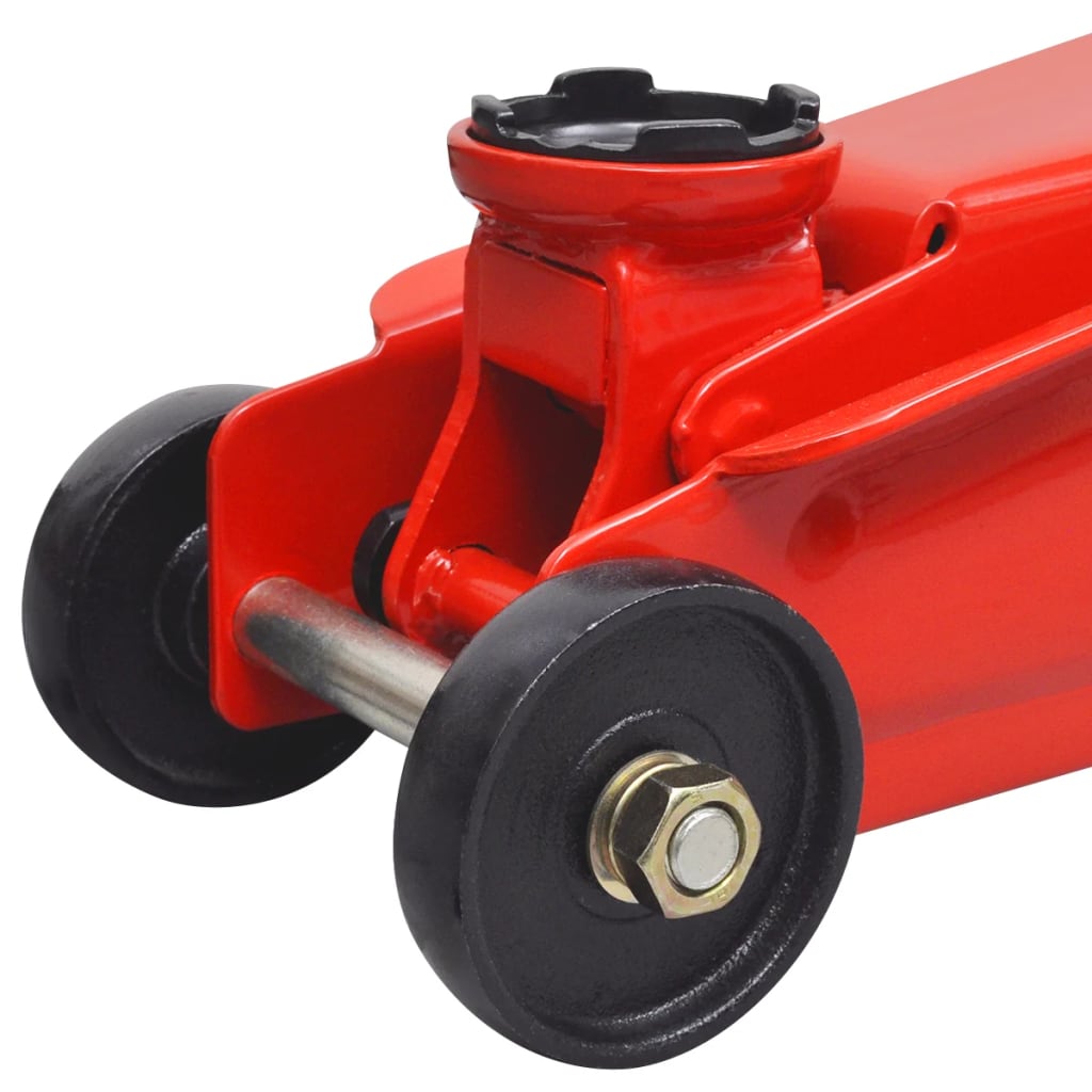 Cric De Plancher Hydraulique À Profile Bas 3 Tonnes Rouge