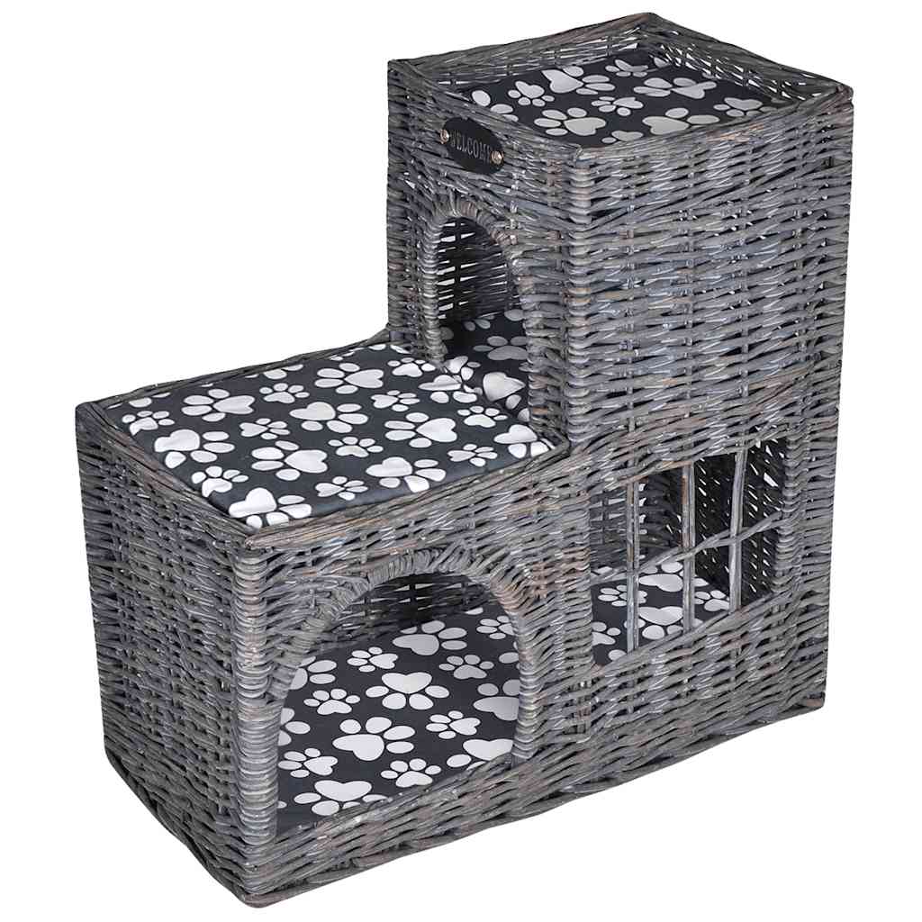 Arbre/Maison/Château À Chat Avec Coussin Saule