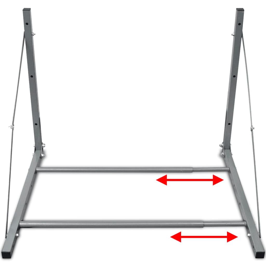 Porte-Pneus Argenté Acier