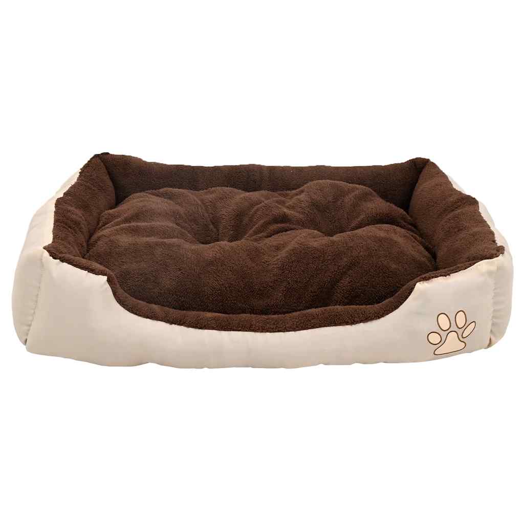 Lit Pour Chiens Beige Et
