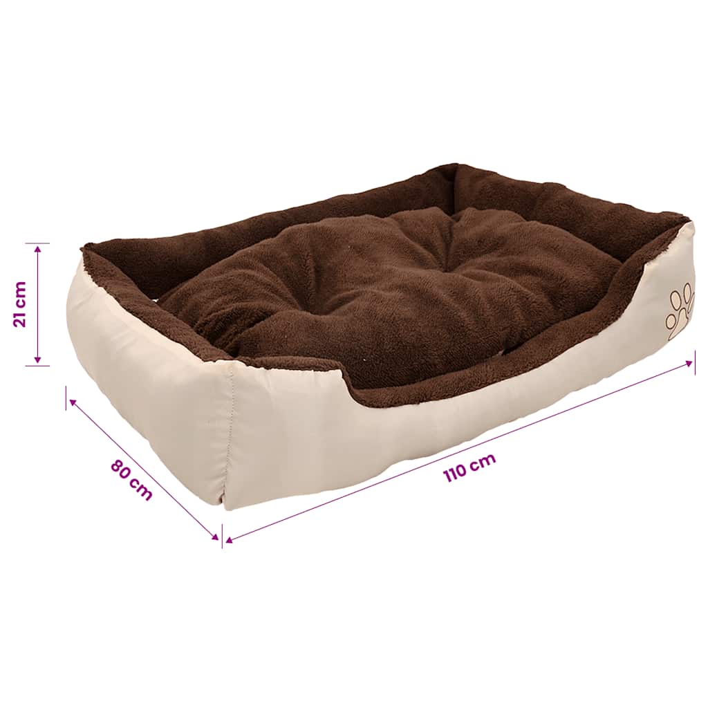 Lit Pour Chiens Beige Et