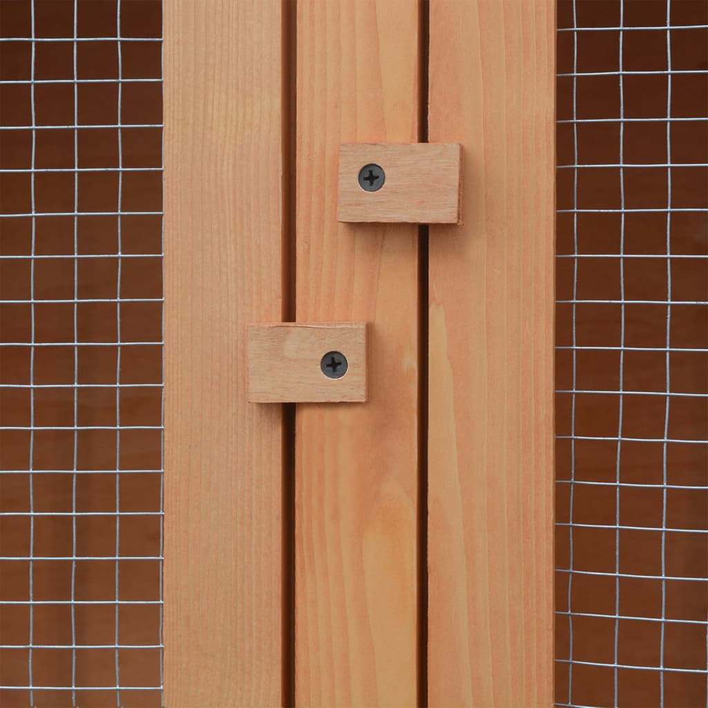 Cage Pour Animaux 6 Compartiments Bois