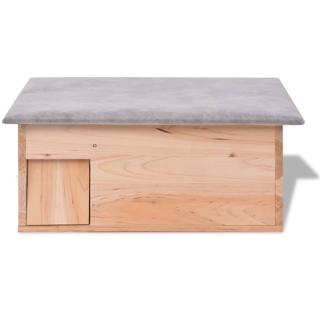 Cabane Pour Hérisson 45 X 33 X2 2 Cm Bois