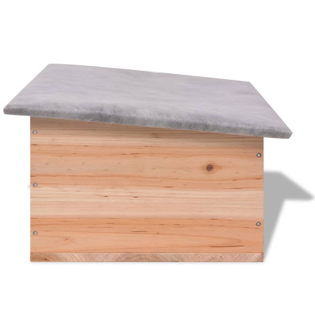 Cabane Pour Hérisson 45 X 33 X2 2 Cm Bois