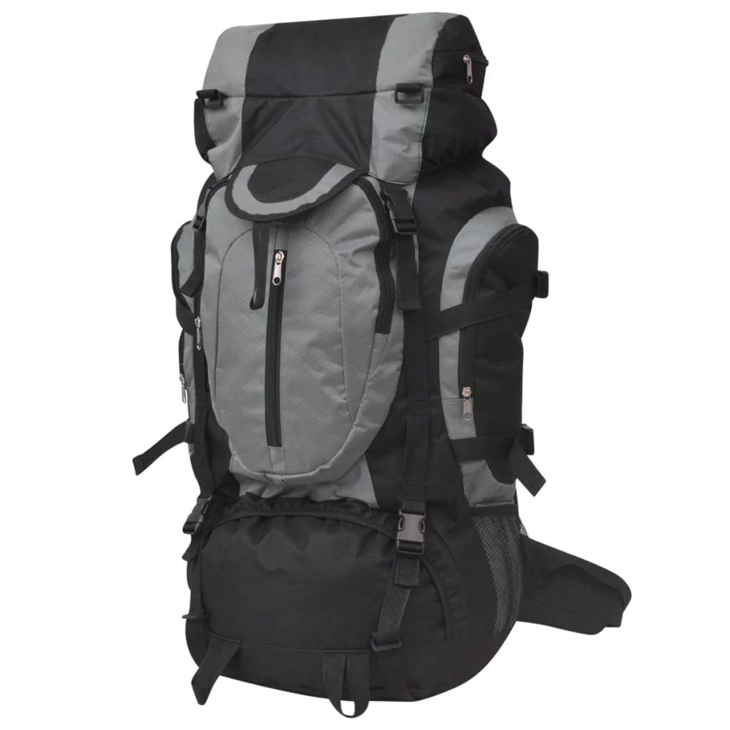 Sac À Dos De Randonnée Xxl Noir Et