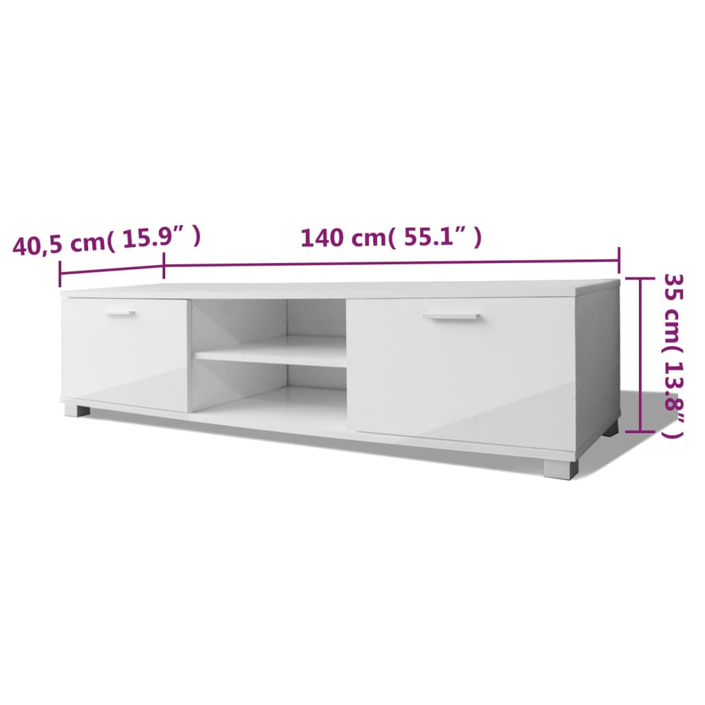 Meuble Tv 140X40,5X35 Cm