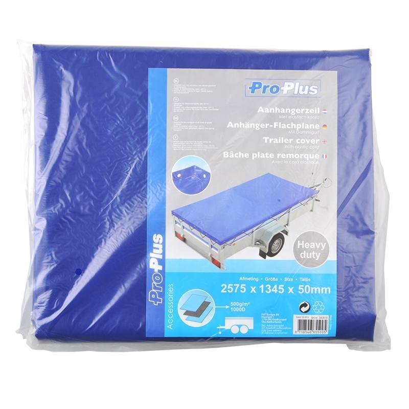 Proplus Aanhangerzeil Met Elastisch Koord 2575X1345X50Mm