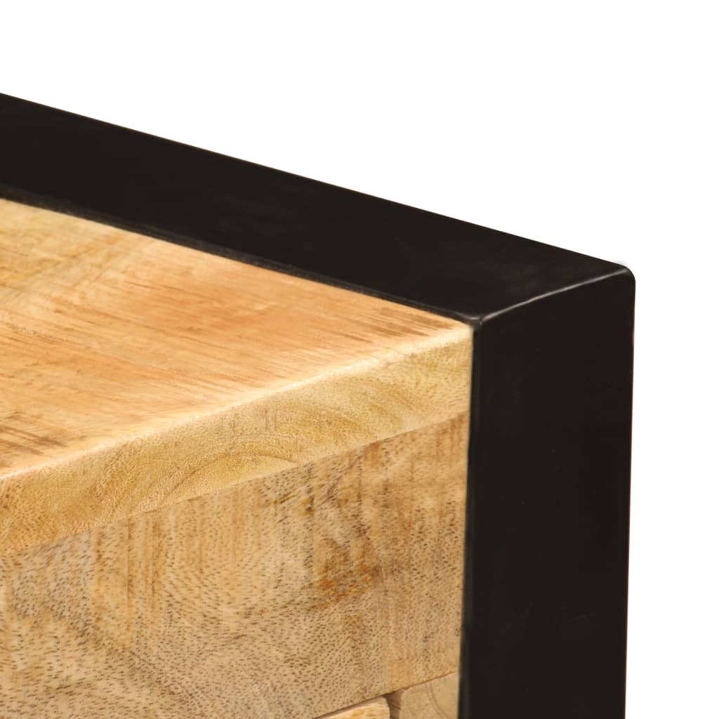 Bureau Avec 2 Tiroirs Bois Solide De Manguier