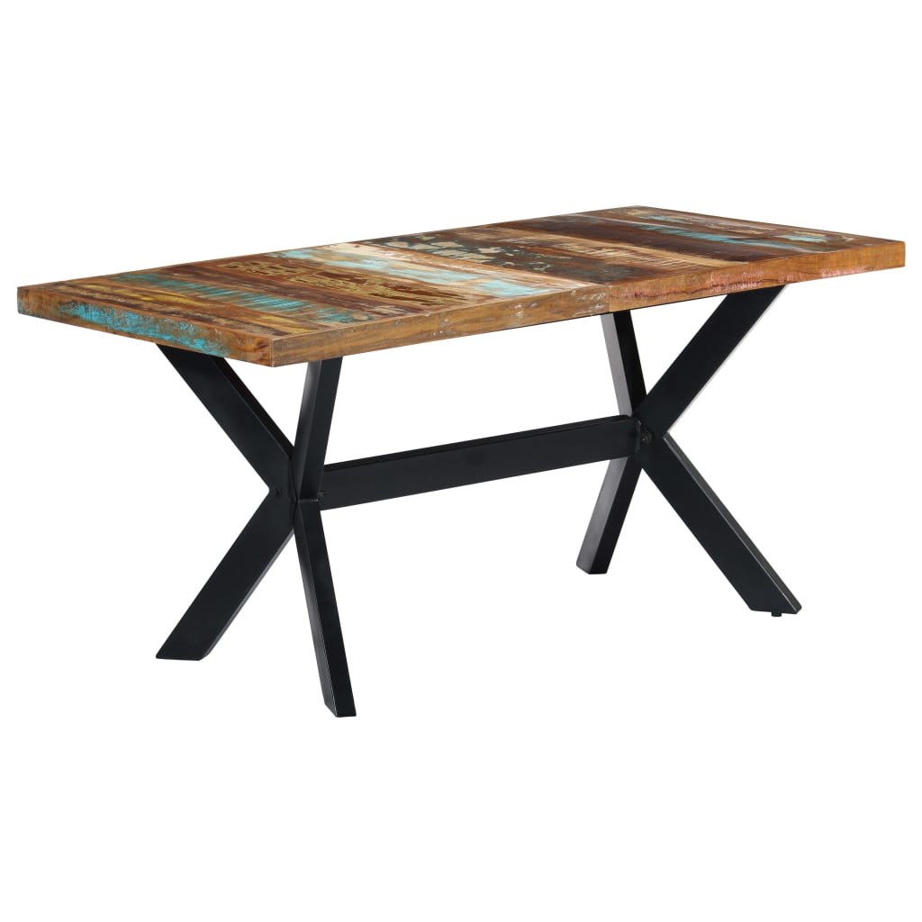 Table À Manger Bois De Récupération Massif
