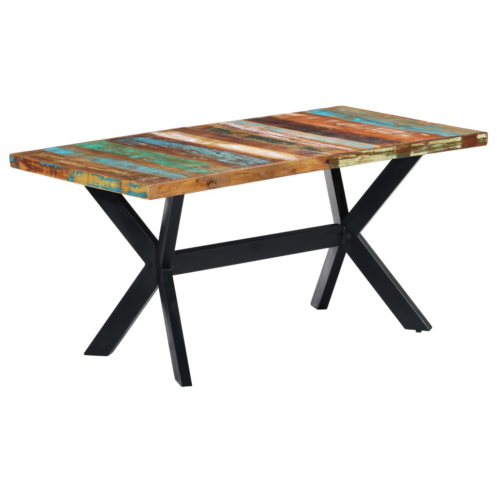 Table À Manger Bois De Récupération Massif