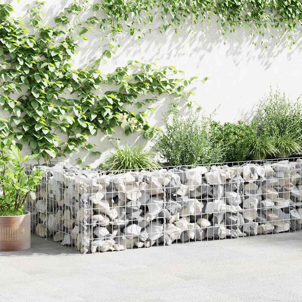 Mur À Gabion Avec Couvercles Acier Galvanisé