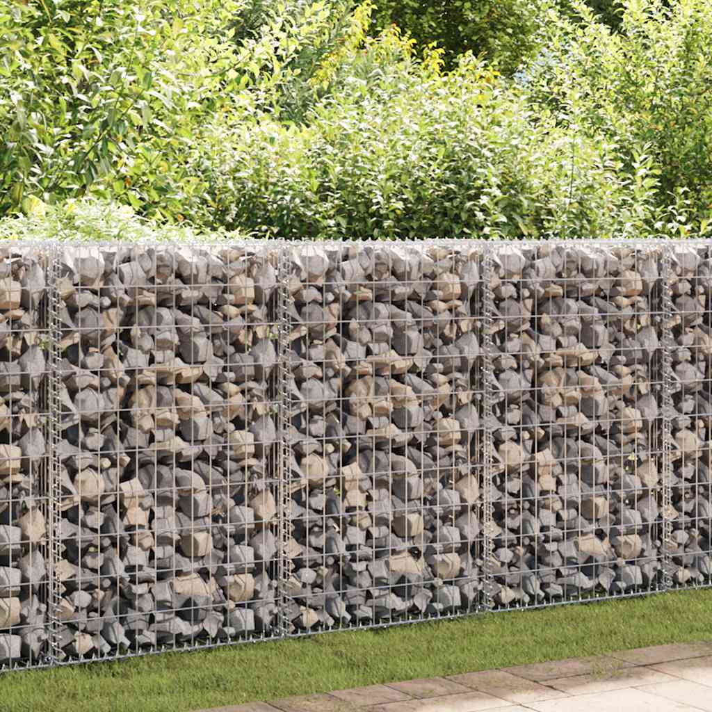 Mur À Gabion Avec Couvercles Acier Galvanisé