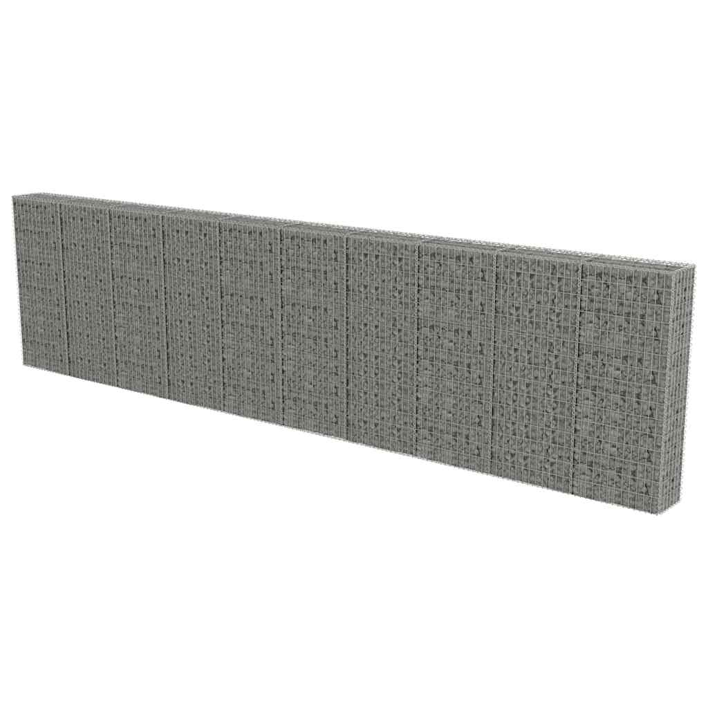 Mur À Gabion Avec Couvercles Acier Galvanisé