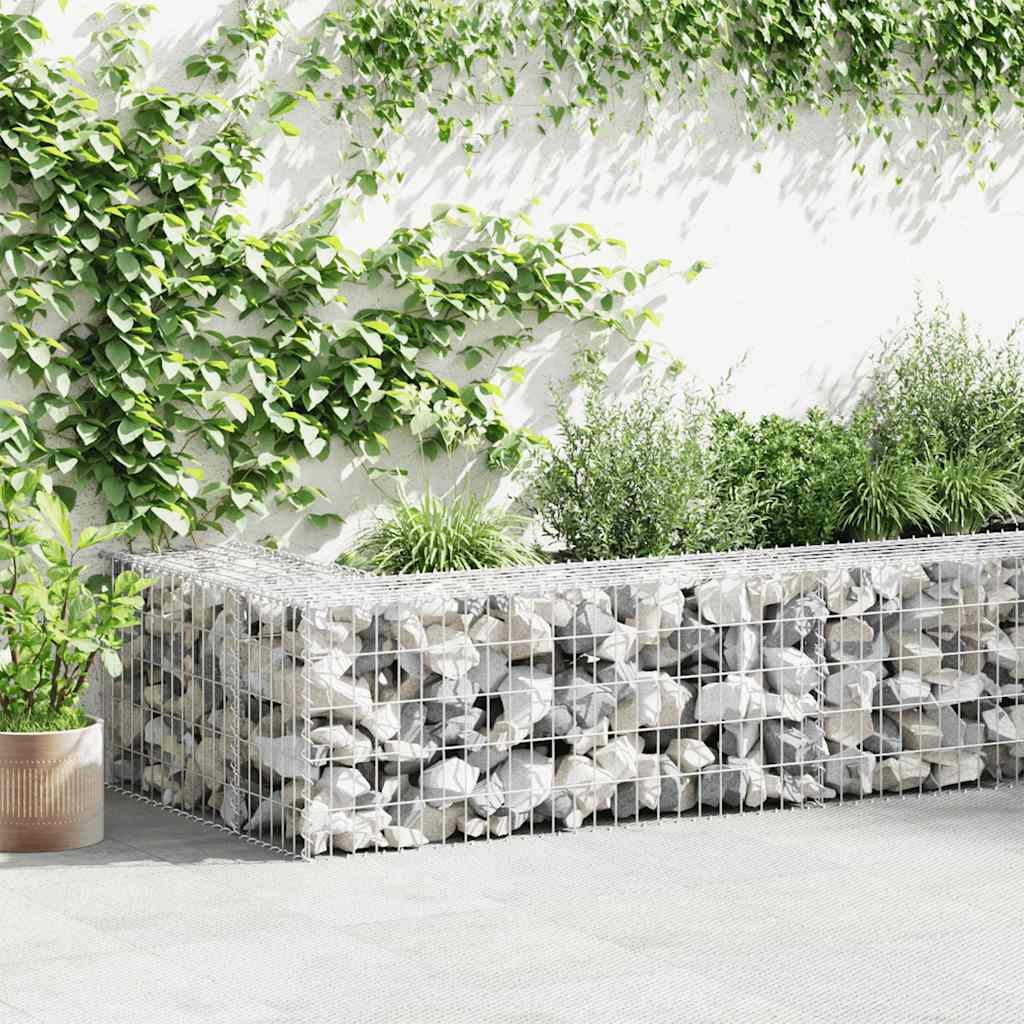 Mur À Gabion Avec Couvercles Acier Galvanisé