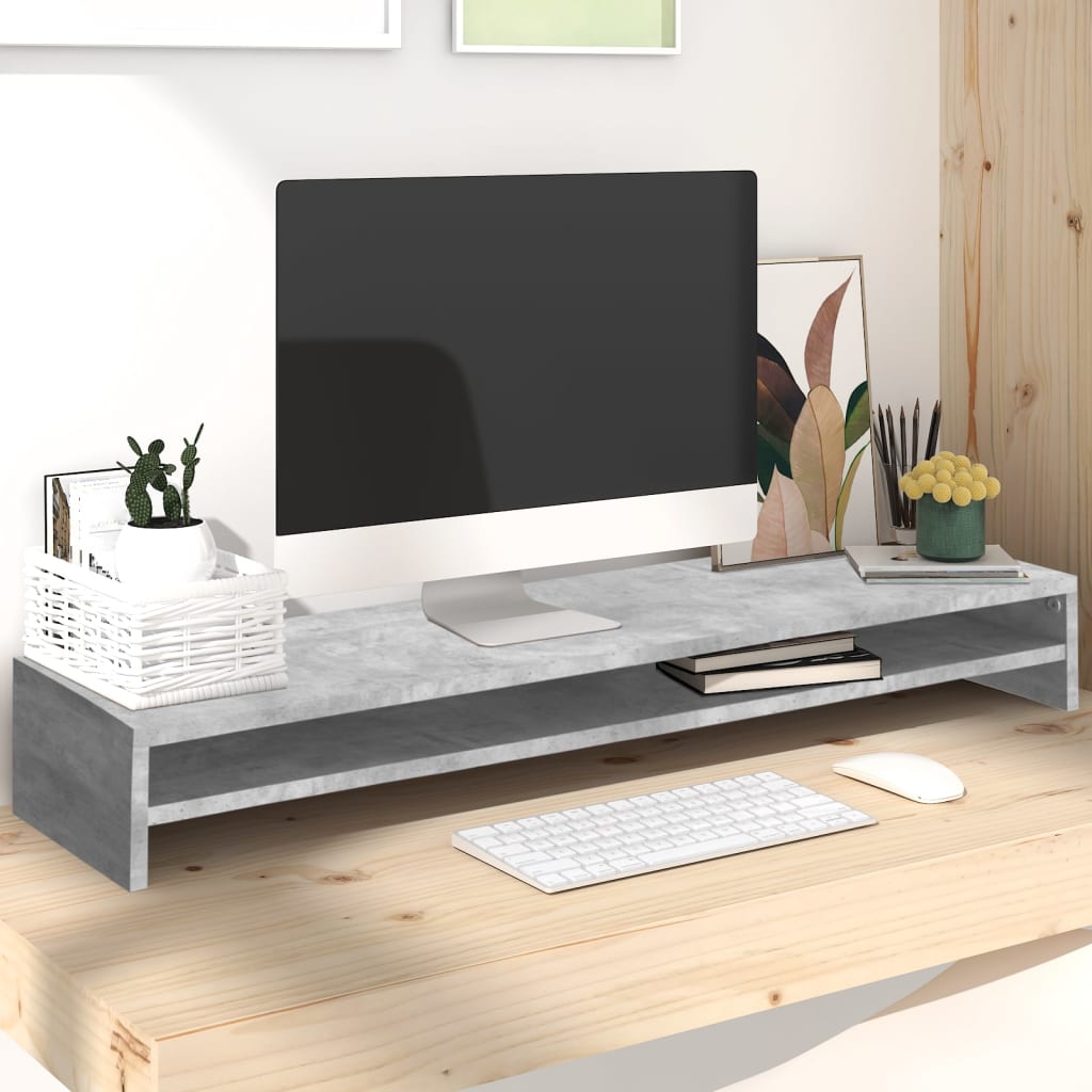 Support De Moniteur 100 X 24 X 13 Cm Bois D'ingénierie