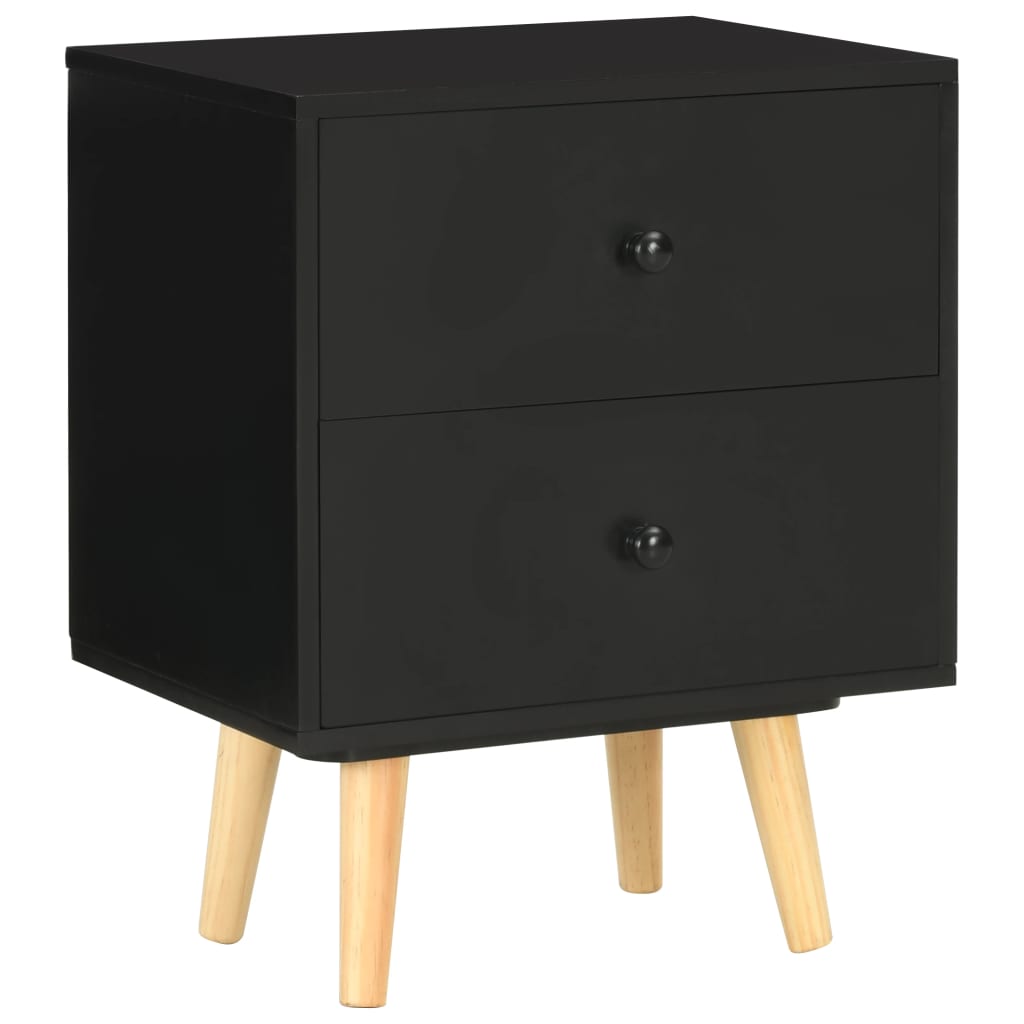 Tables De Chevet 2 Pcs 40 X 30 X 50 Cm Pin Massif