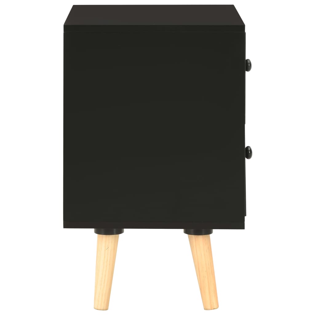 Tables De Chevet 2 Pcs 40 X 30 X 50 Cm Pin Massif