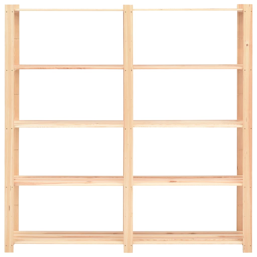 Étagère De Stockage 5 Niveaux 170X38X170 Cm Pin Solide 500 Kg