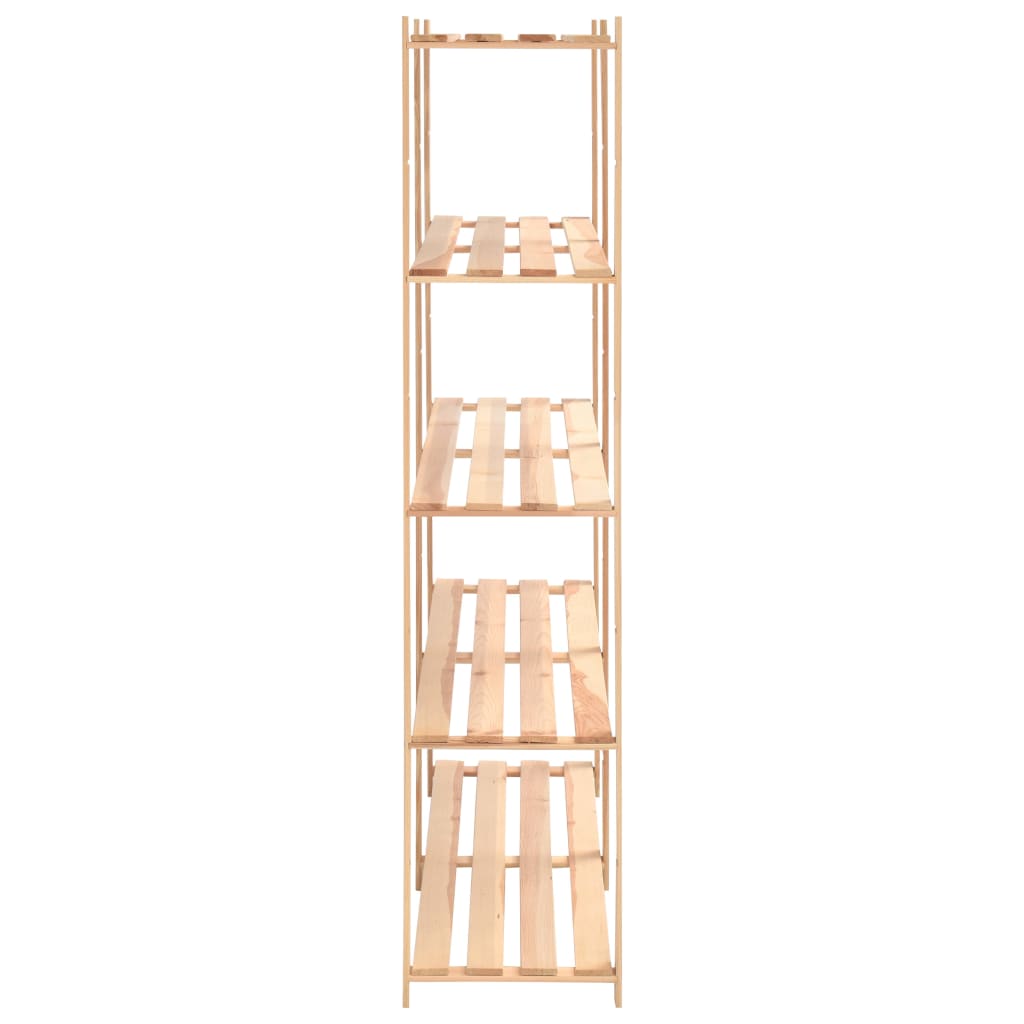 Étagère De Stockage 5 Niveaux 170X38X170 Cm Pin Solide 500 Kg