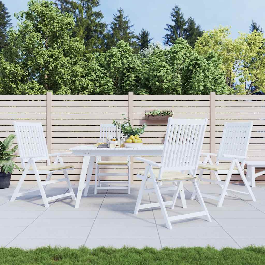Coussins De Chaise De Jardin Lot De 6 Carreaux Rouges 40X40X3Cm
