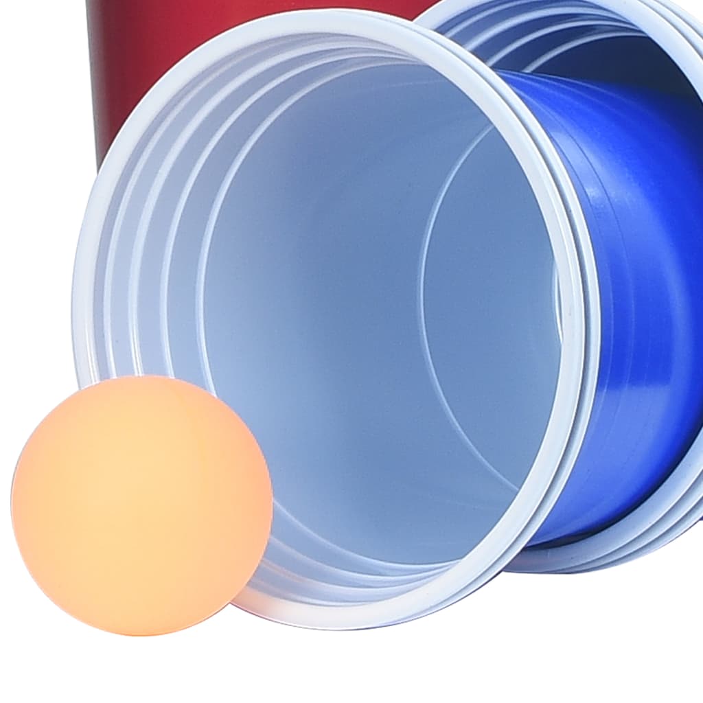 Ensemble De Table De Bière-Pong 0,5 L Plastique