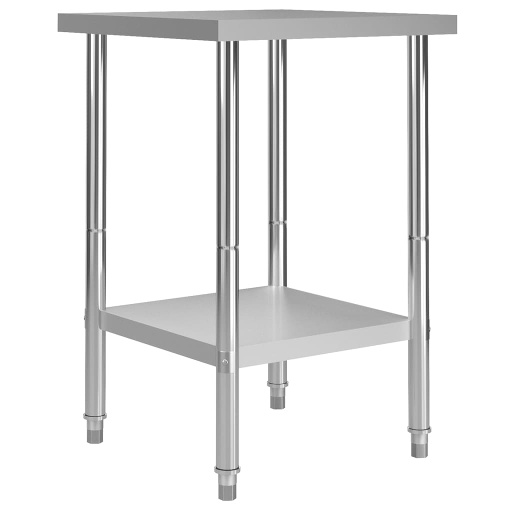 Table De Travail De Cuisine Acier Inoxydable