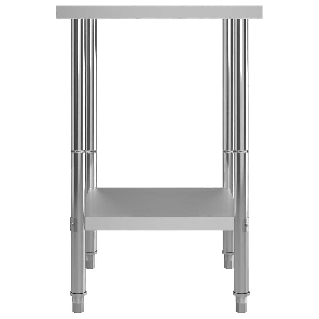 Table De Travail De Cuisine Acier Inoxydable