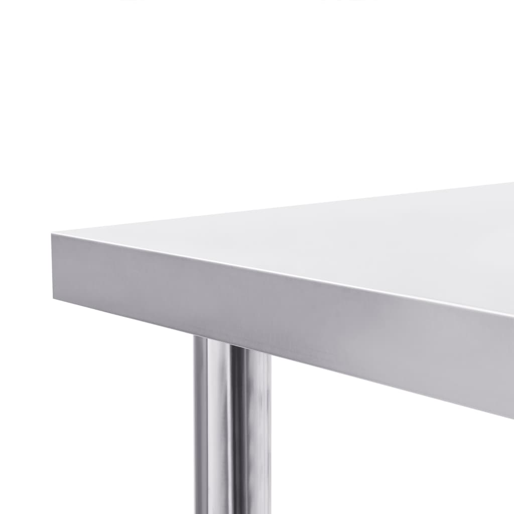 Table De Travail De Cuisine Acier Inoxydable