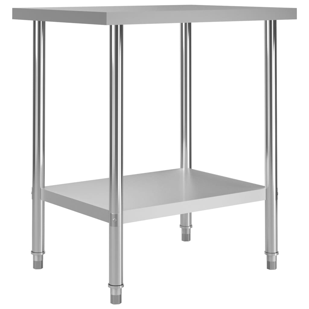 Table De Travail De Cuisine Acier Inoxydable
