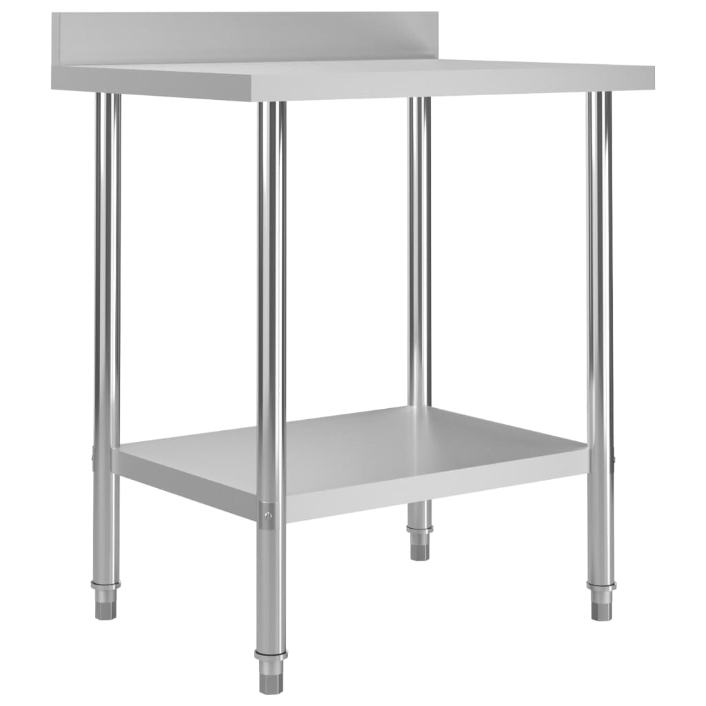 Table De Travail De Cuisine Acier Inoxydable