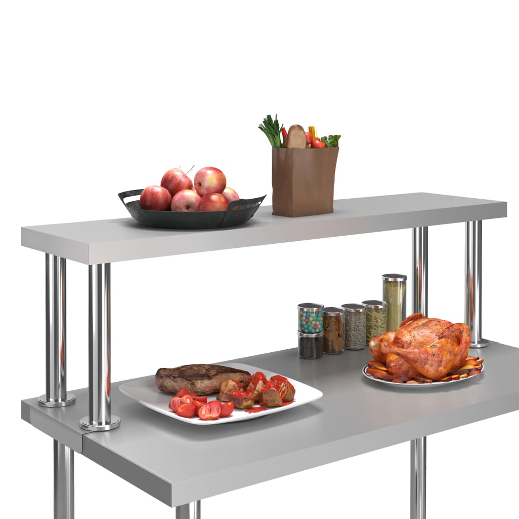 Étagère De Table De Travail Acier Inoxydable