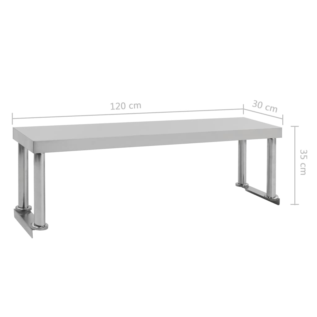 Étagère De Table De Travail Acier Inoxydable