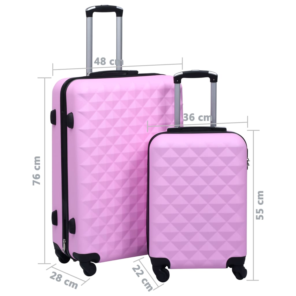 Ensemble De Valises Rigides 2 Pcs Abs