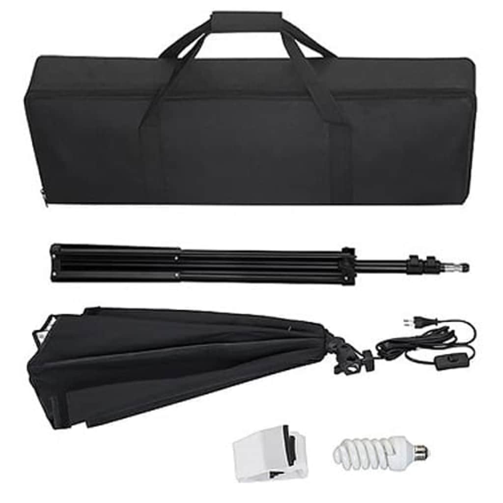 Kit De Studio Photo Avec Toile De Fond Et Boîte À Lumière