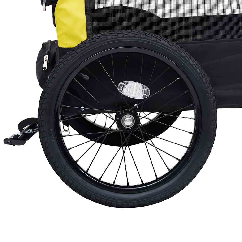 Remorque De Vélo Pour Chiens Et Poussette 2-En-1